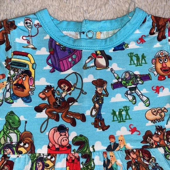 NWT Showstoppers Toy Story Disney Bamboo Twirl Dress 3-6M Baby - Picture 5 of 9
